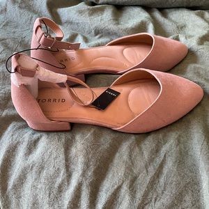 TORRID ankle strap flats